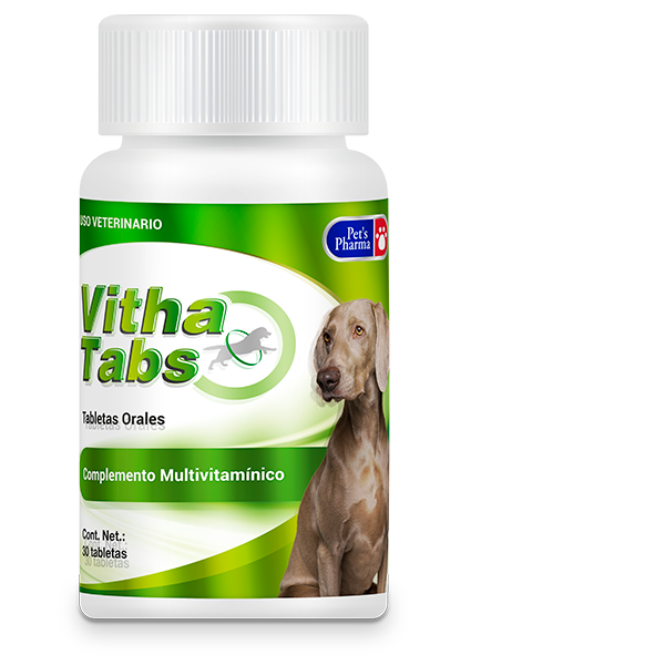 Vitha Tabs 30 Tabletas ( Multivitamínico ) Perros y Gatos